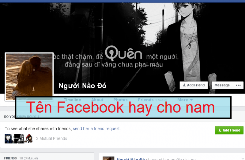 Cách đặt tên Facebook vừa cool ngầu lại mang ý nghĩa sâu sắc cho nam không phải ai cũng biết Cách đặt tên Facebook vừa cool ngầu lại mang ý nghĩa sâu sắc cho nam không phải ai cũng biết