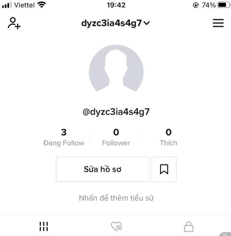 Nhấn vào sửa hồ sơ chọn phần tên để sửa đổi biệt danh trên Tiktok Nhấn vào sửa hồ sơ chọn phần tên để sửa đổi biệt danh trên Tiktok