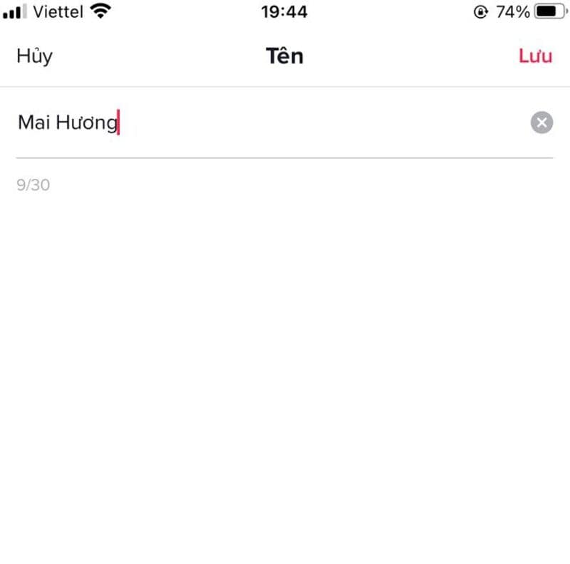 Đổi tên trên Tiktok Đổi tên trên Tiktok
