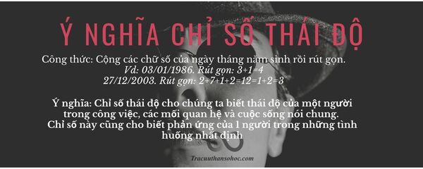 Ý nghĩa của chỉ số thái độ của thần số học số 1 Ý nghĩa của chỉ số thái độ của thần số học số 1
