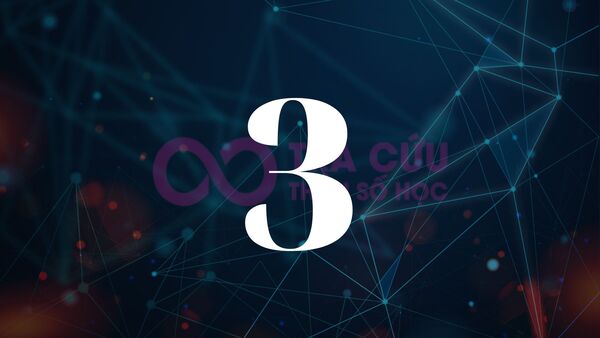 Con số chủ đạo 3 có thể trở thành một vòng xoáy tiêu cực Con số chủ đạo 3 có thể trở thành một vòng xoáy tiêu cực
